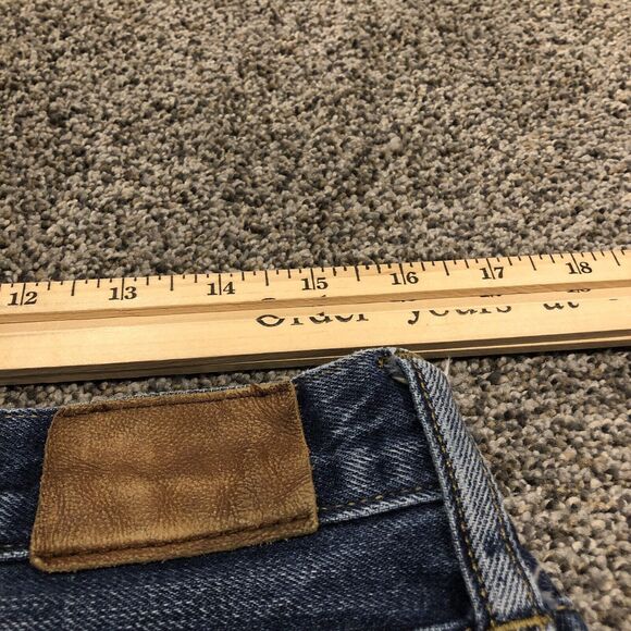 J Crew Jeans Mens 31x32 Blue 770 Slim Straight Preppy Dark Wash Stretch Denim - Picture 9 of 11